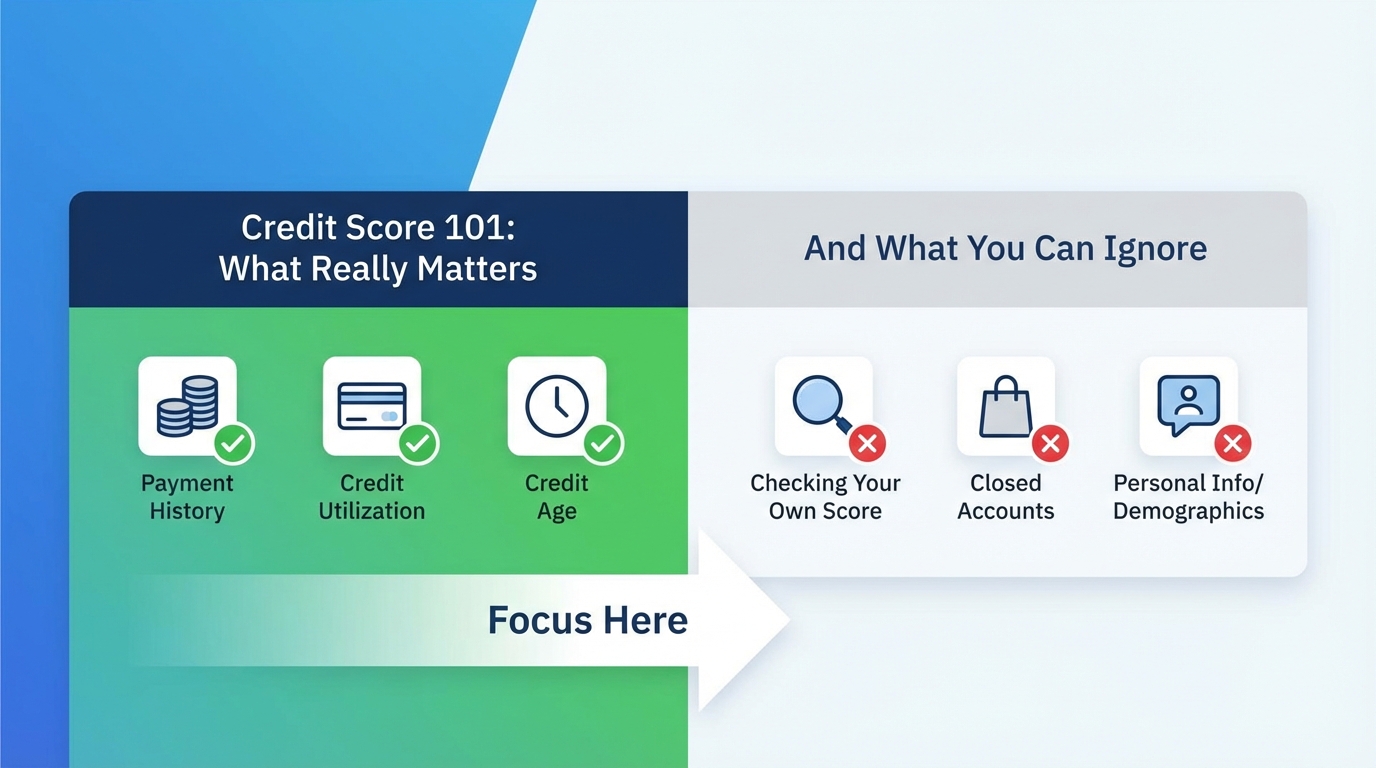 Credit Score 101: What Really Matters And What You Can Ignore