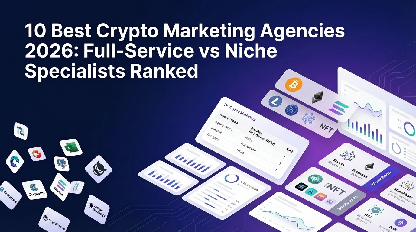 10 Best Crypto Marketing Agencies 2026: Full-Service vs Niche Specialists Ranked