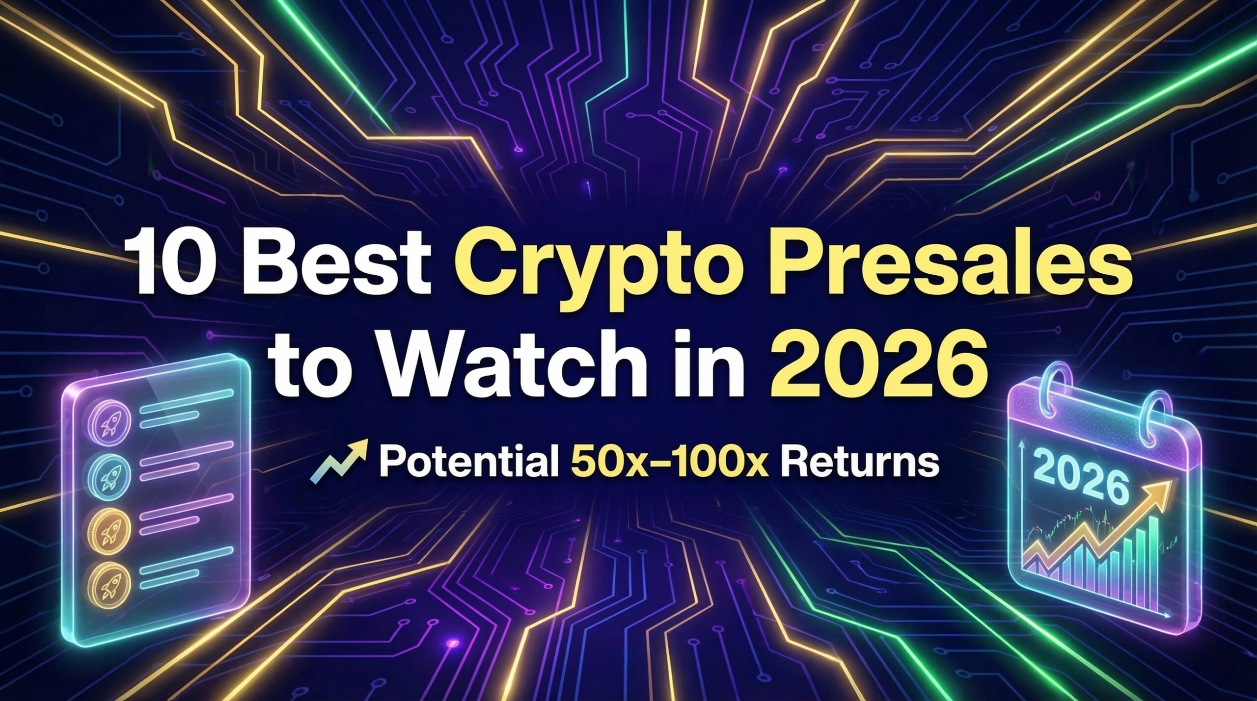 10 Best Crypto Presales to Watch in 2026 for Potential 50x–100x Returns