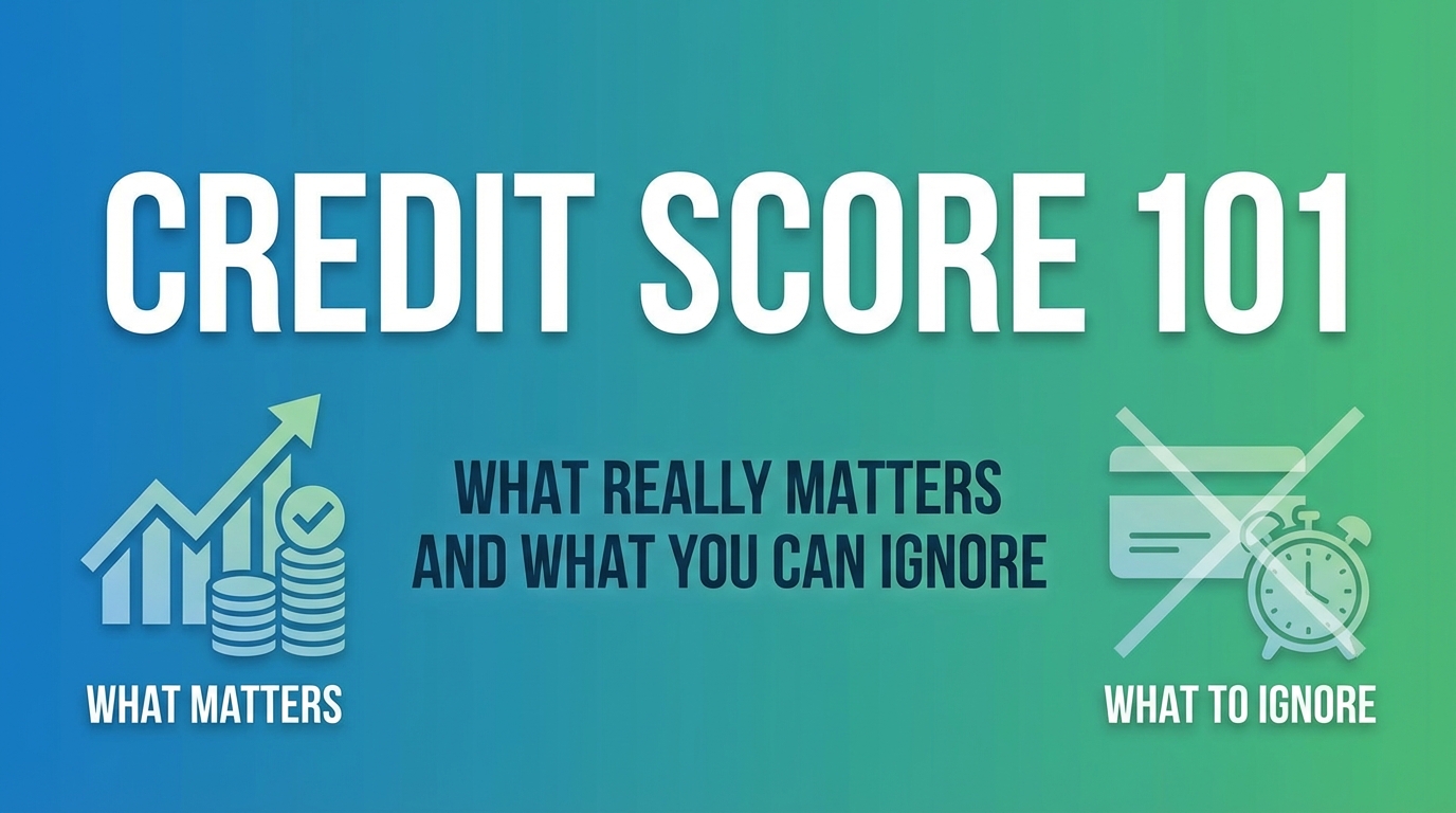 Credit Score 101: What Really Matters And What You Can Ignore