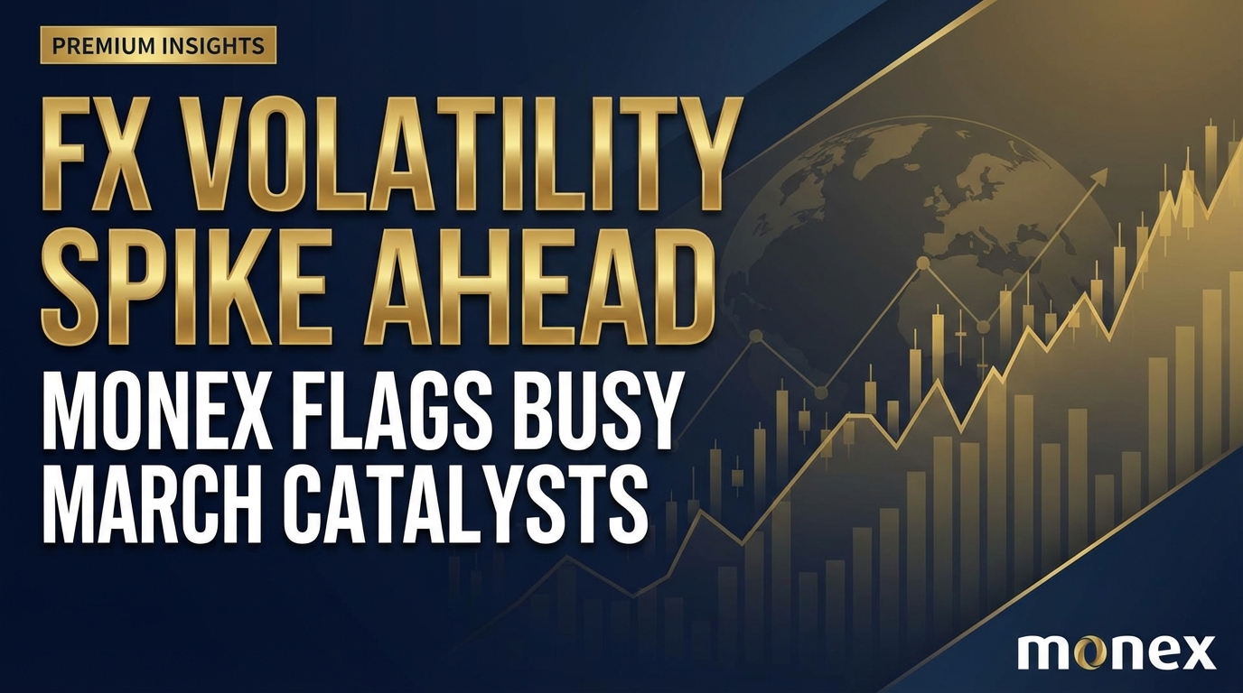 FX Volatility Spike Ahead: Monex Flags Busy March Catalysts