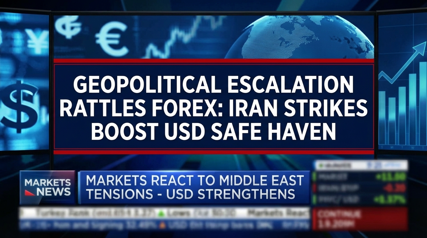 Geopolitical Escalation Rattles Forex: Iran Strikes Boost USD Safe Haven