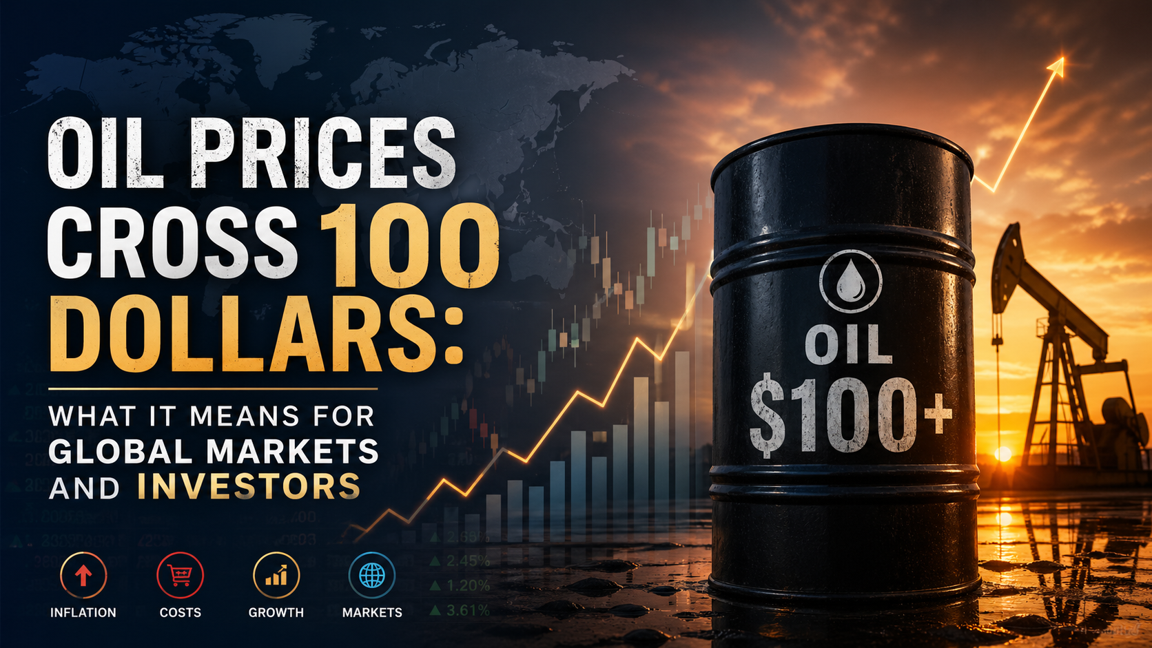 Oil Prices Cross 100 Dollars: What It Means for Global Markets and Investors