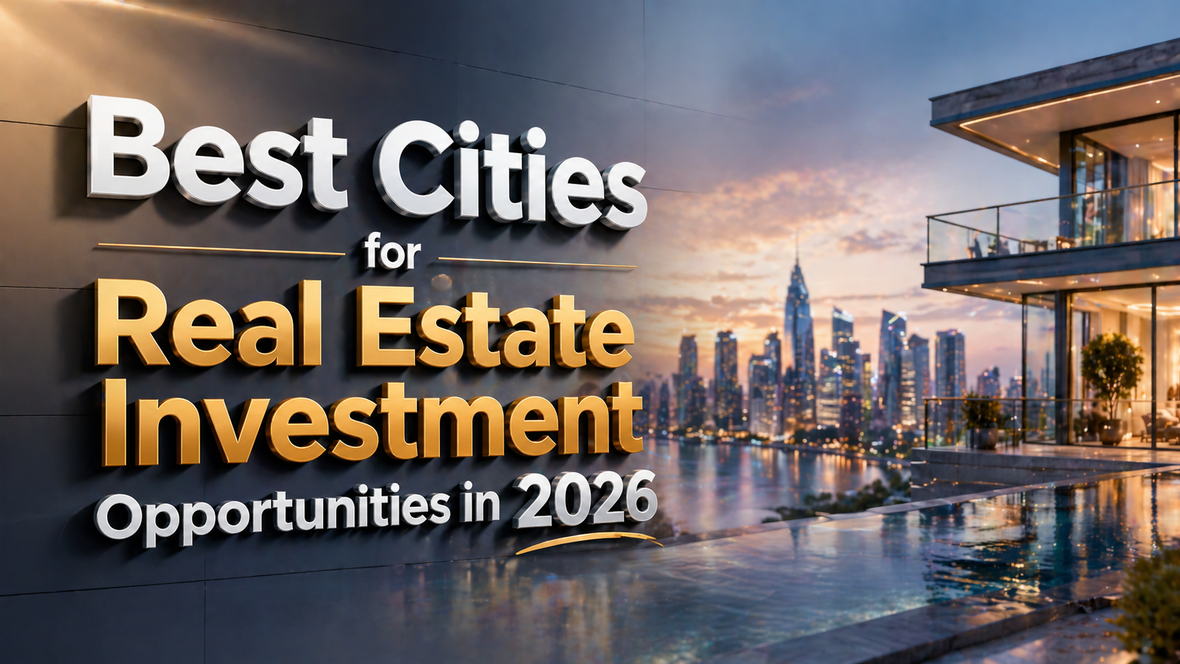 Best Cities for Real Estate Investment Opportunities in 2026
