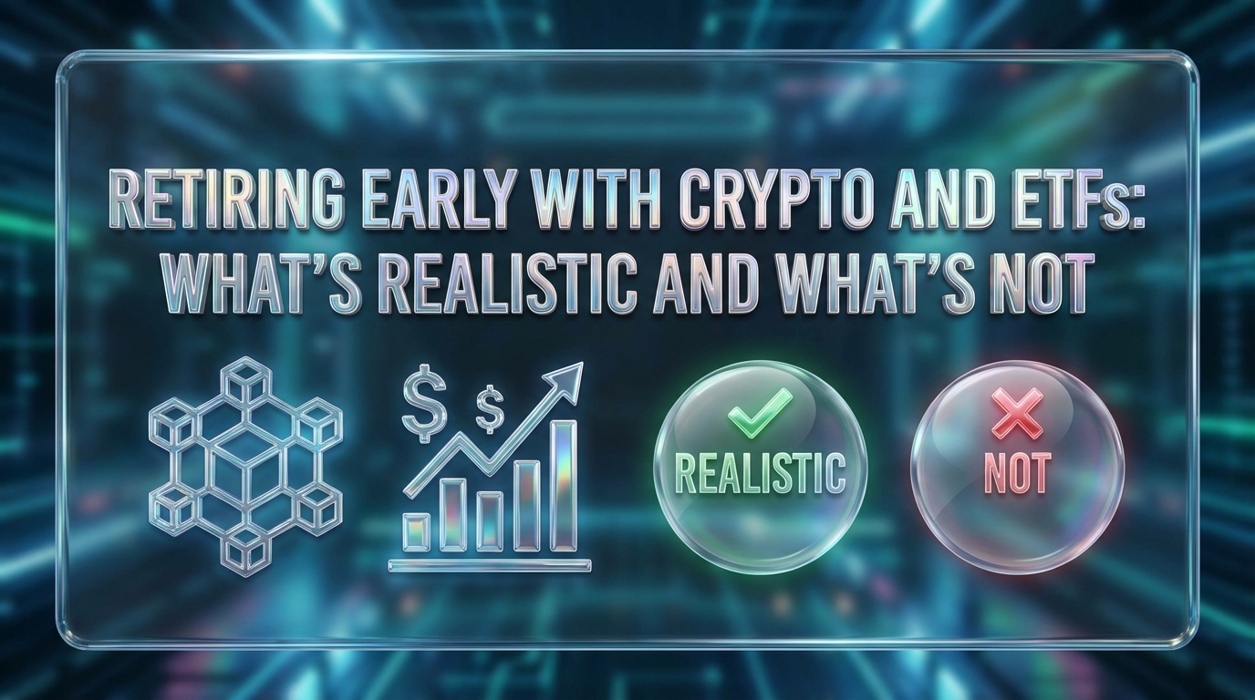 Retiring Early With Crypto and ETFs: What’s Realistic and What’s Not