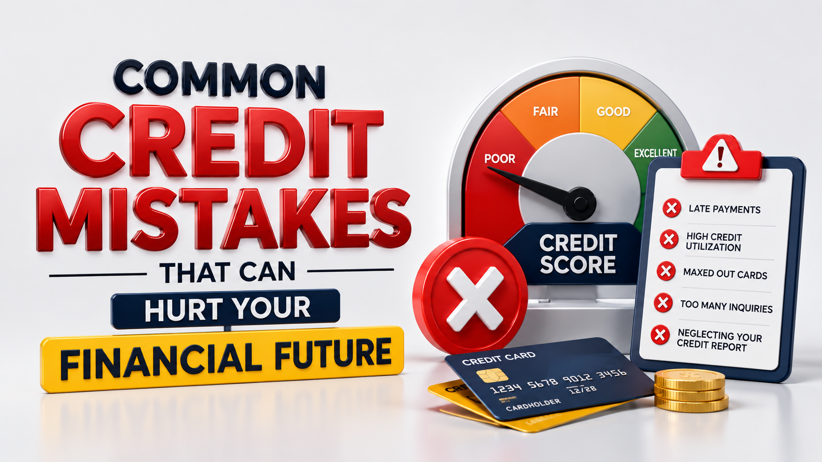 Common Credit Mistakes That Can Hurt Your Financial Future