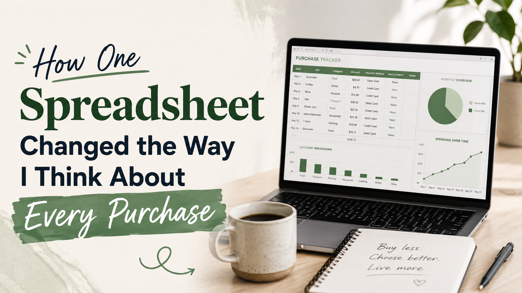 How One Spreadsheet Changed the Way I Think About Every Purchase
