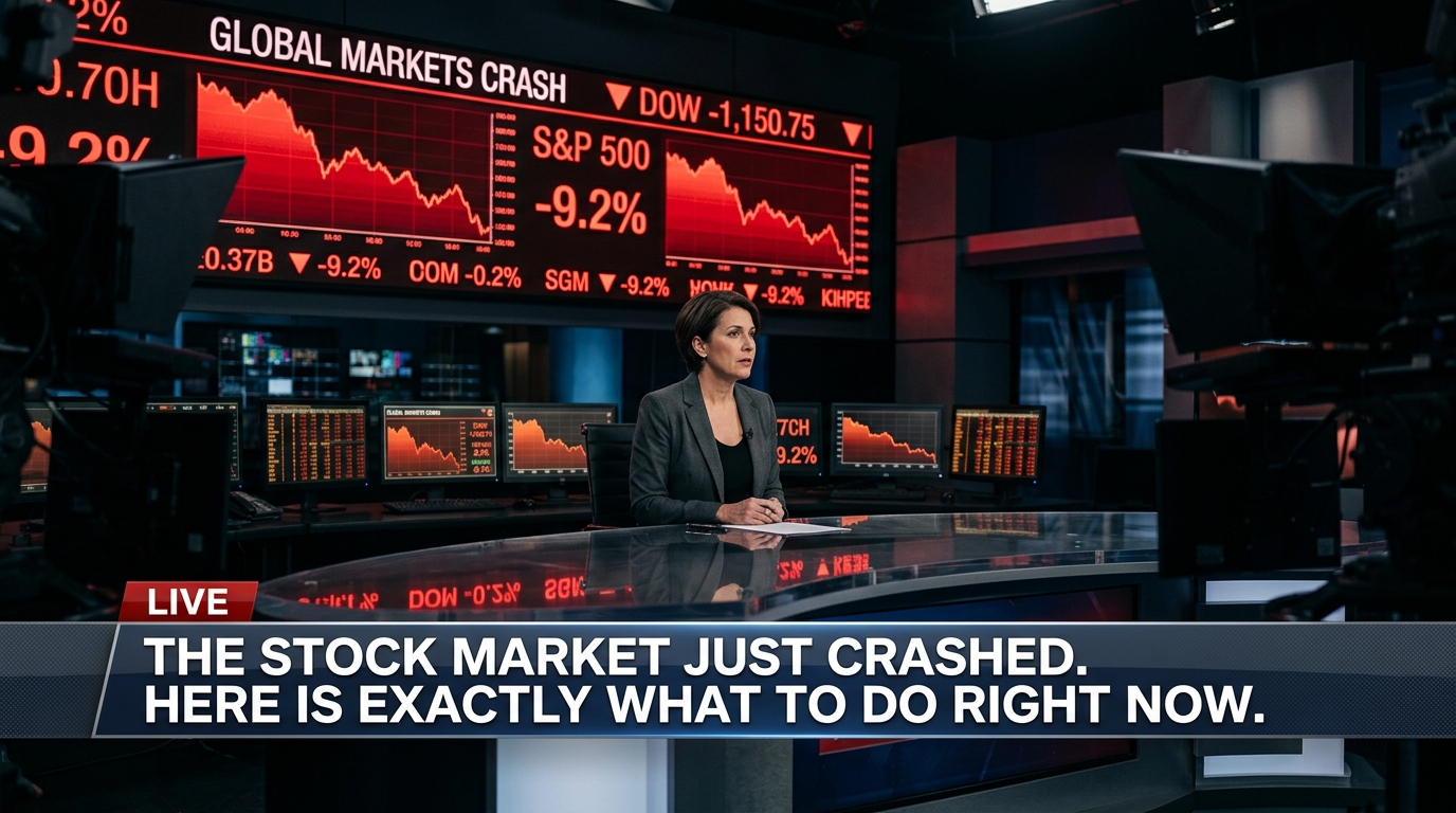 The Stock Market Just Crashed. Here Is Exactly What to Do Right Now