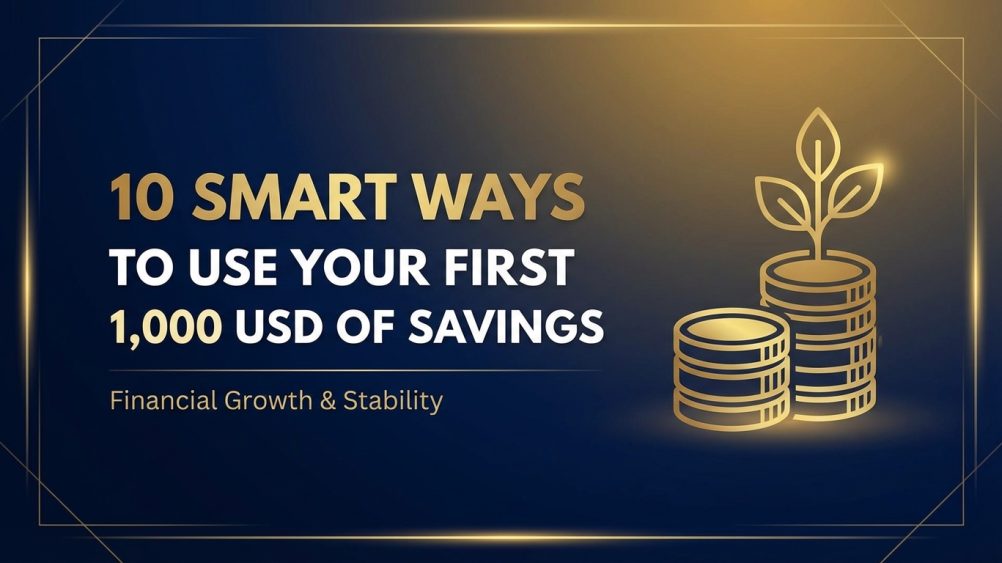 10 Smart Ways to Use Your First 1,000 USD of Savings