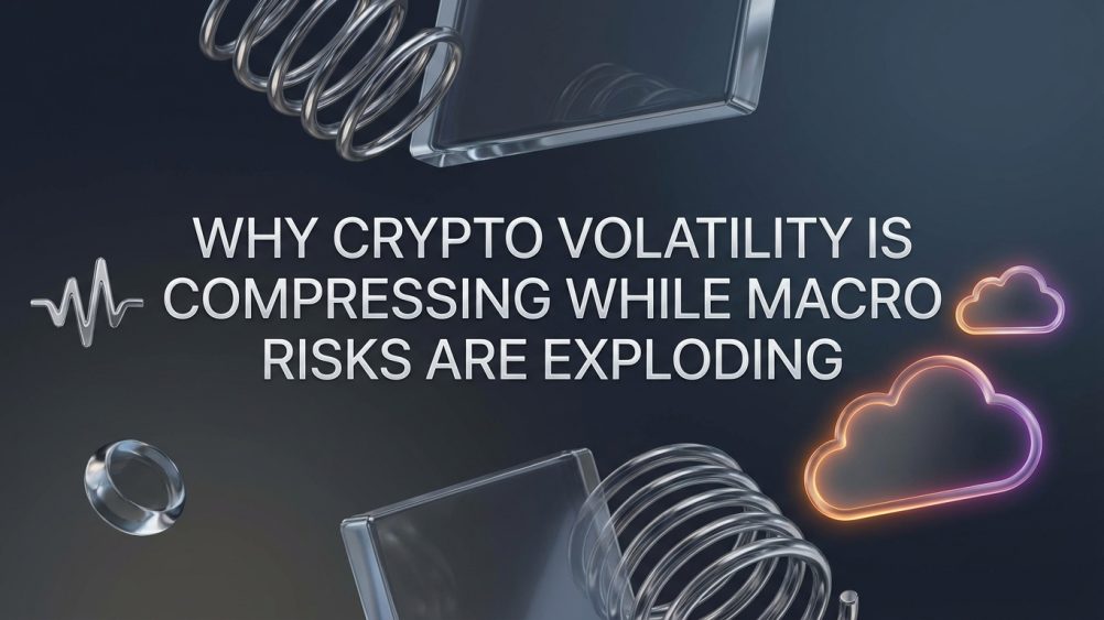 Why Crypto Volatility Is Compressing While Macro Risks Are Exploding