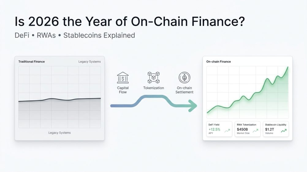 Is 2026 the Year of On-Chain Finance? DeFi, RWAs, and Stablecoins Explained