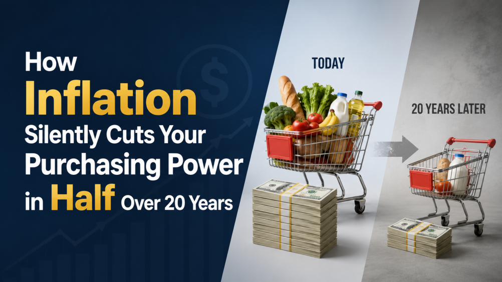 How Inflation Silently Cuts Your Purchasing Power in Half Over 20 Years