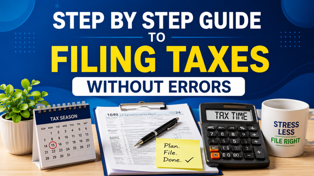 Step by Step Guide to Filing Taxes Without Errors