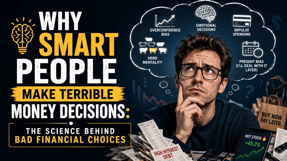 Why Smart People Make Terrible Money Decisions: The Science Behind Bad Financial Choices